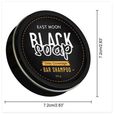 Black Hair Soap bar for Men and Women