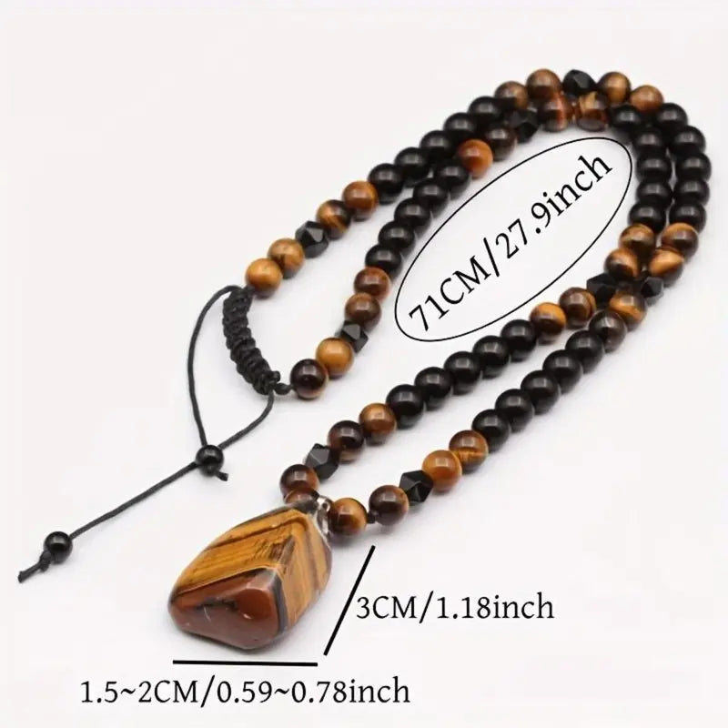 Black Obsidian Beaded Necklaces for Daily Wear & Gifting, Stylish Accessories