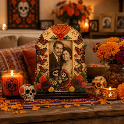 Day of the Dead Photo Display Ornament