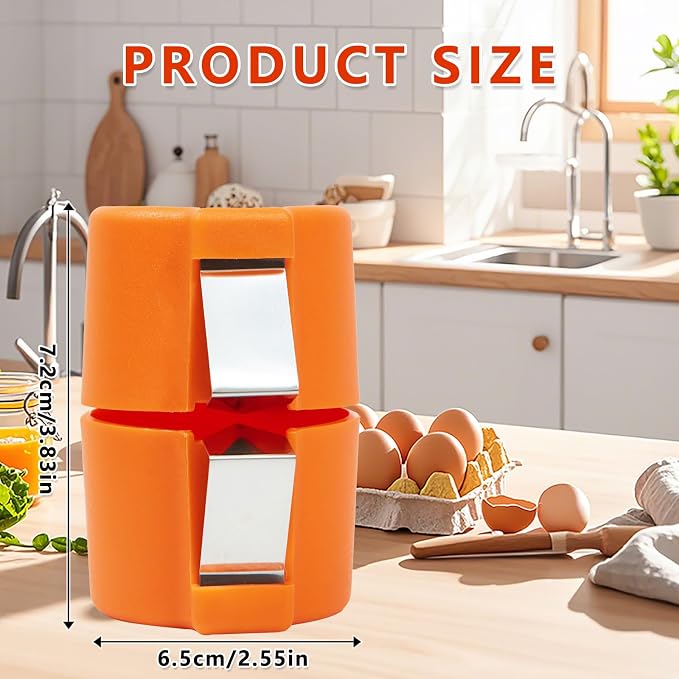 2PCS Egg Shell Peeler Opener – The Easy Way to Crack Eggs Without Mess