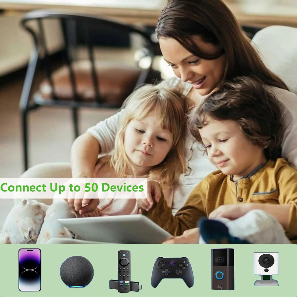 WiFi Extender, WiFi Extenders Signal Booster for Home Up to 5000 sq.ft and 50 Devices