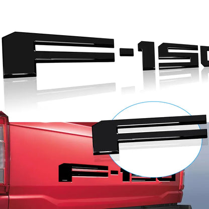 F-150 Tailgate Lettering Stickers – Pickup Truck Rear Decal Set