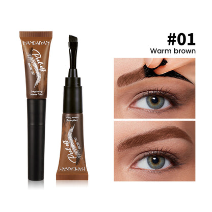 Five-color eyebrow cream with long-lasting dyeing