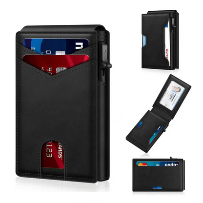 Stylish RFID Popup Card Wallet for Men