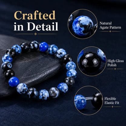 Serenity Blue Pattern Bracelet