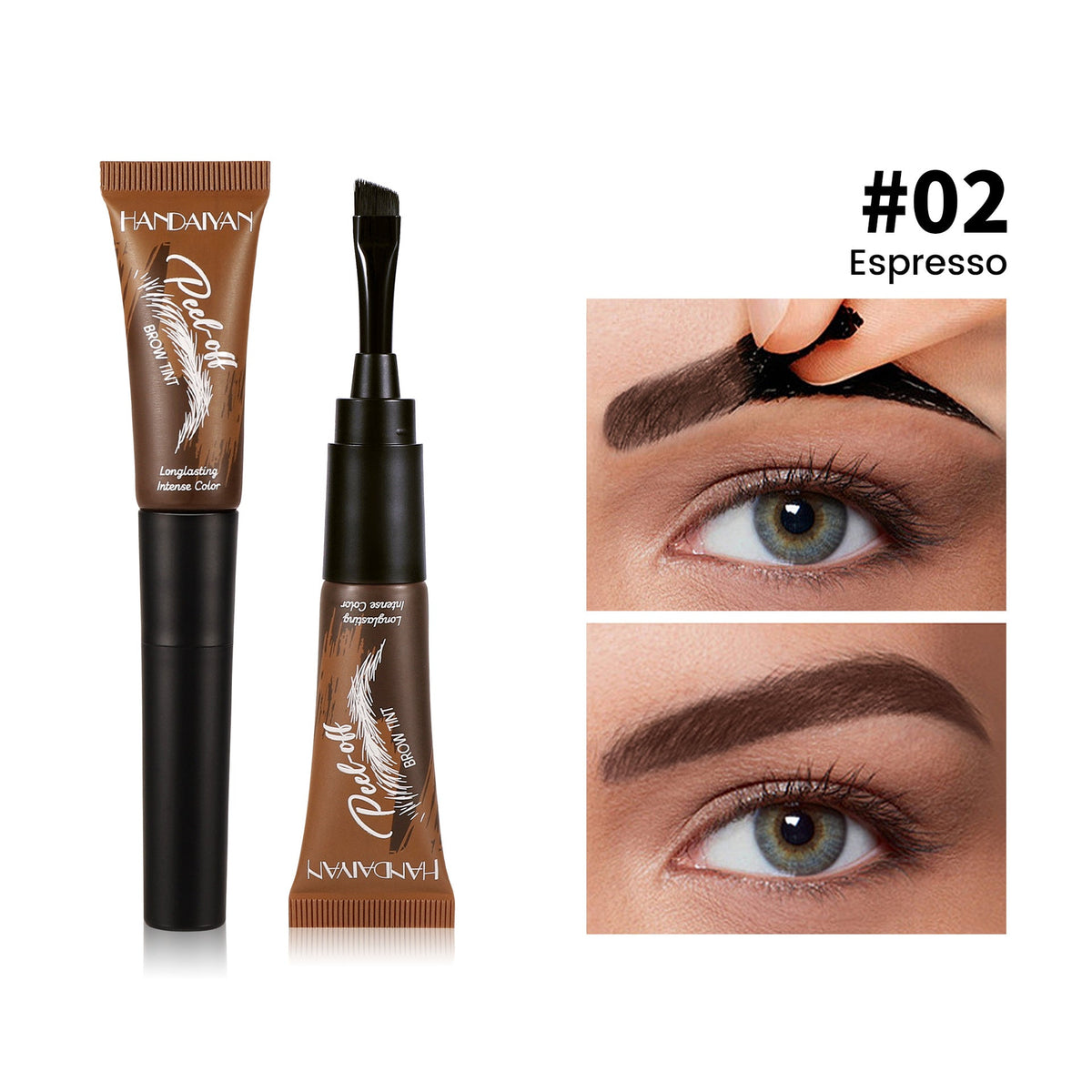 Five-color eyebrow cream with long-lasting dyeing