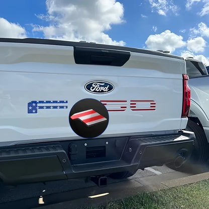 F-150 Tailgate Lettering Stickers – Pickup Truck Rear Decal Set
