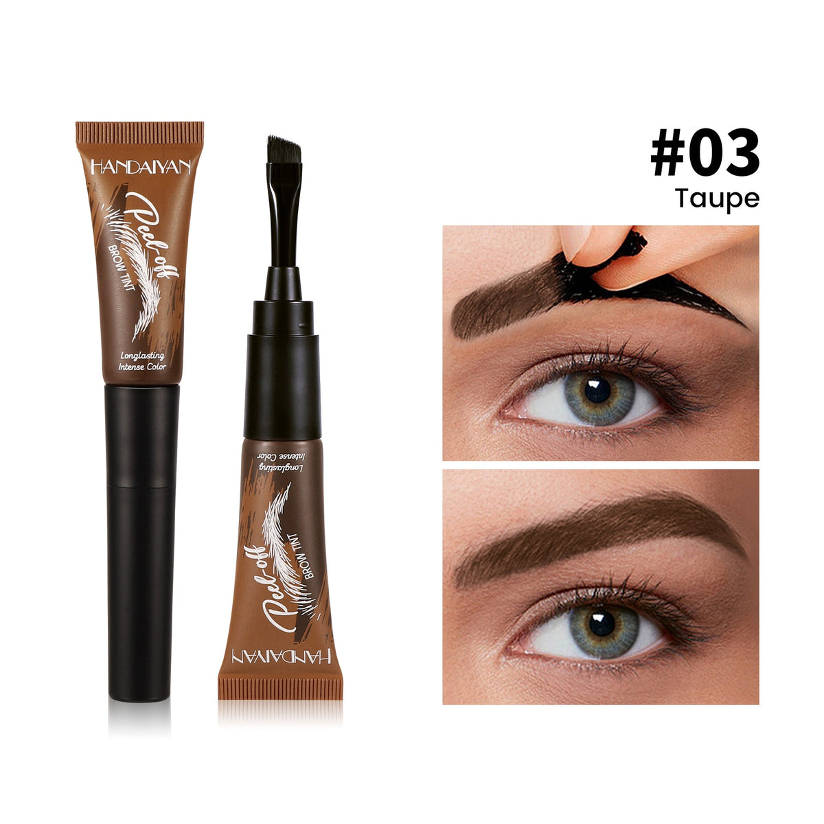 Five-color eyebrow cream with long-lasting dyeing