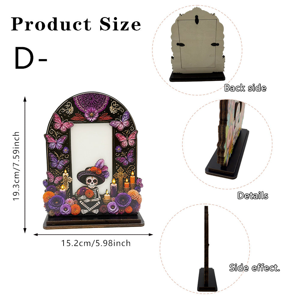 Day of the Dead Photo Display Ornament