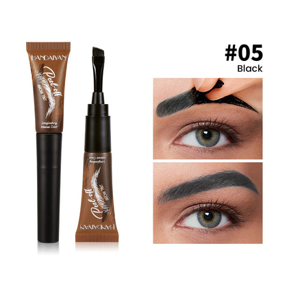 Five-color eyebrow cream with long-lasting dyeing