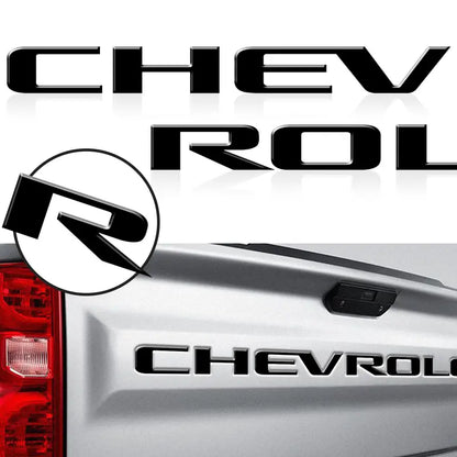 Premium 3D Tailgate Lettering Sticker Inserts