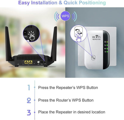 WiFi Extender, WiFi Extenders Signal Booster for Home Up to 5000 sq.ft and 50 Devices