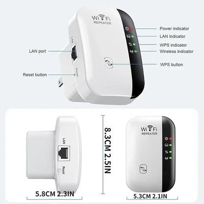 WiFi Extender, WiFi Extenders Signal Booster for Home Up to 5000 sq.ft and 50 Devices