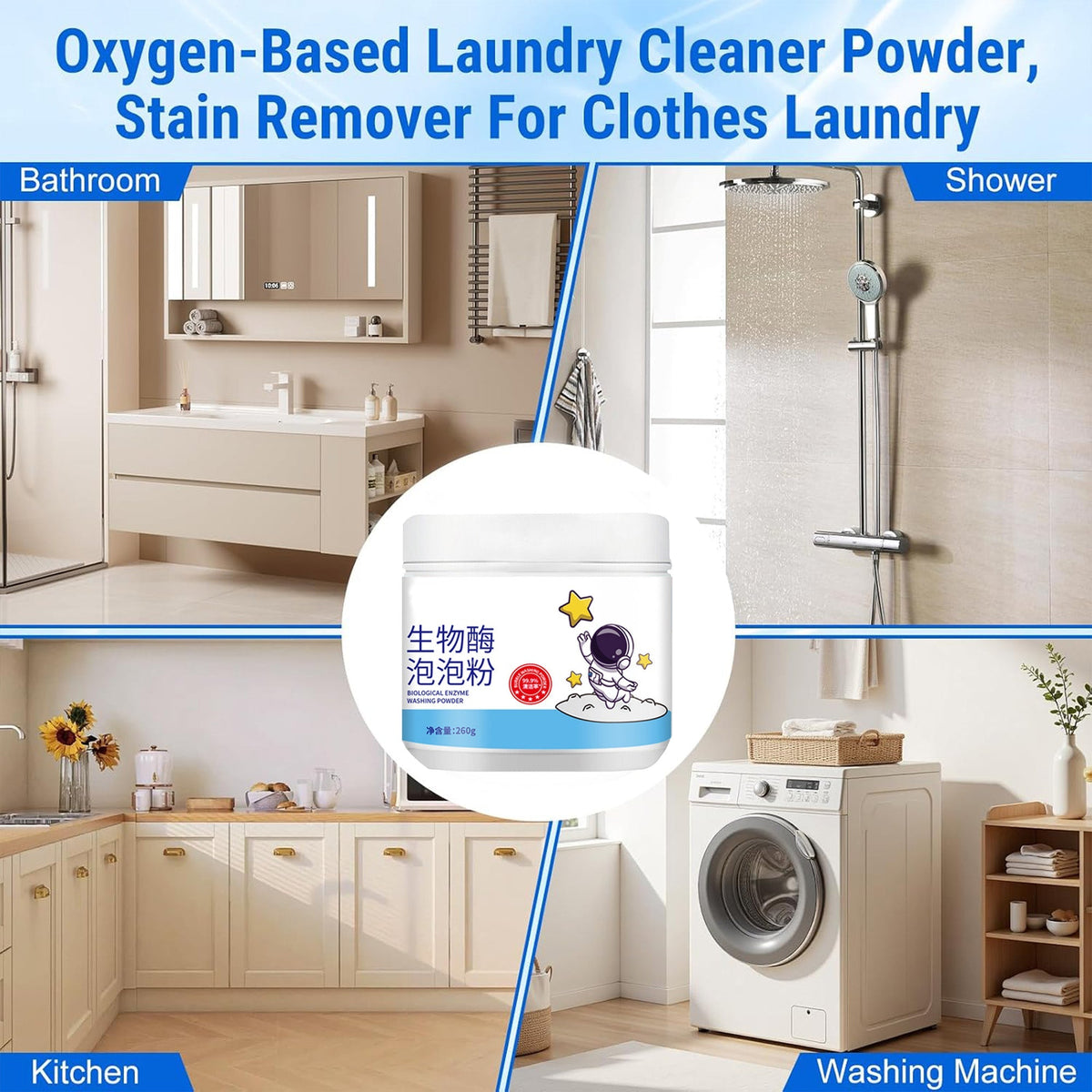 Active Enzyme Laundry Booster For Clothes Laundry