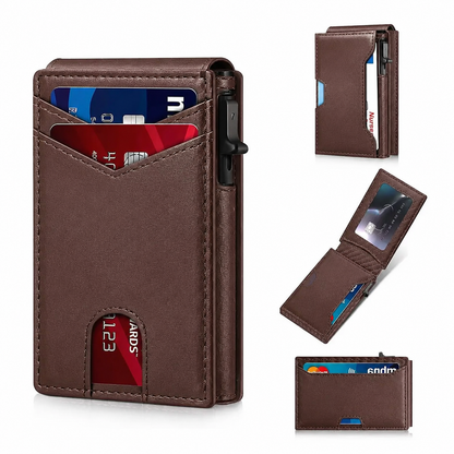 Stylish RFID Popup Card Wallet for Men