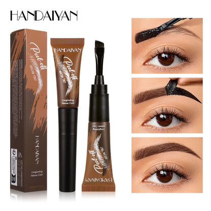 Five-color eyebrow cream with long-lasting dyeing