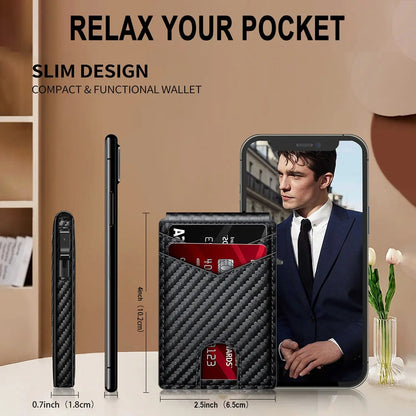 Stylish RFID Popup Card Wallet for Men