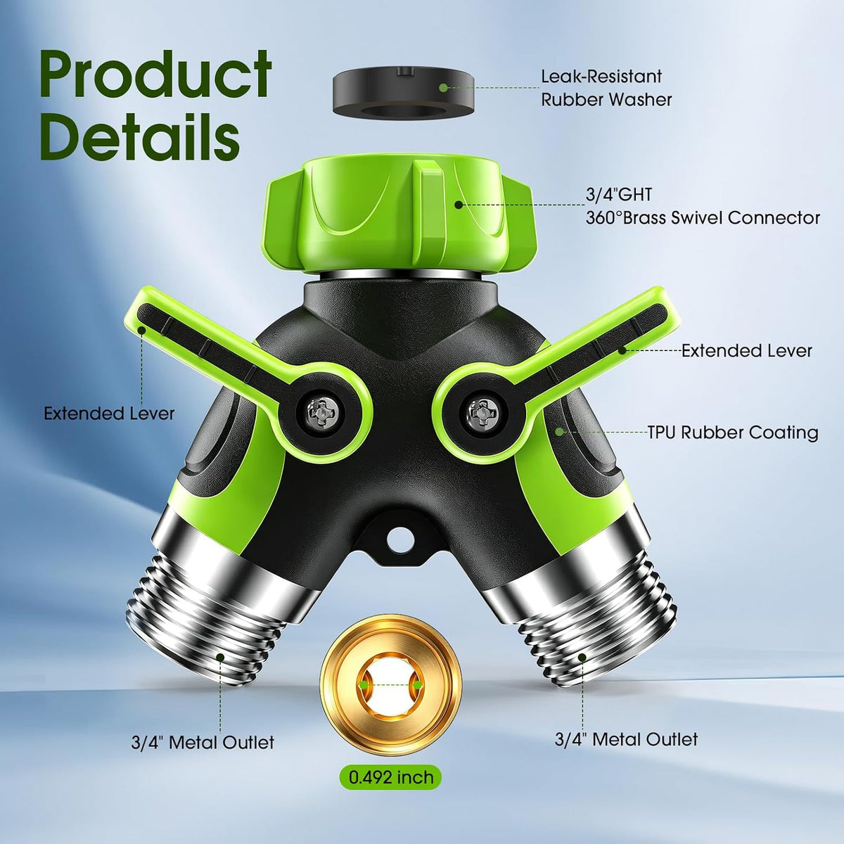 Hose Splitter 2 Way