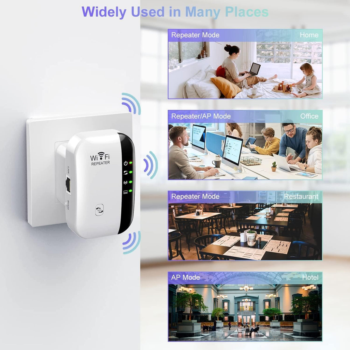 WiFi Extender, WiFi Extenders Signal Booster for Home Up to 5000 sq.ft and 50 Devices