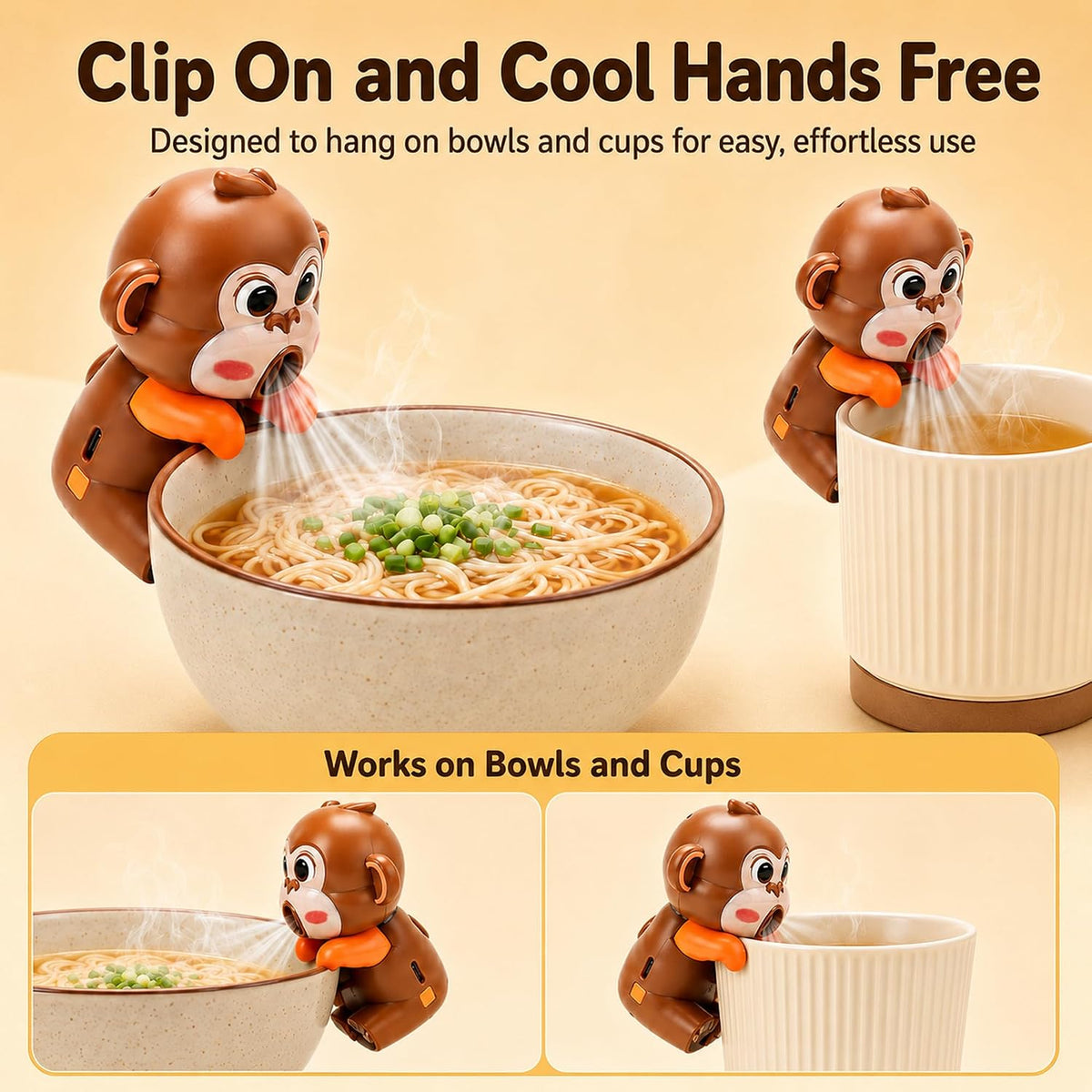 Food Cooling Fan for Kids Soup Stew Coffee Tea Baked Goods Kitchen