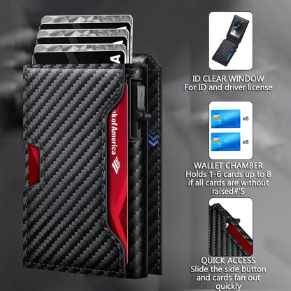 Stylish RFID Popup Card Wallet for Men