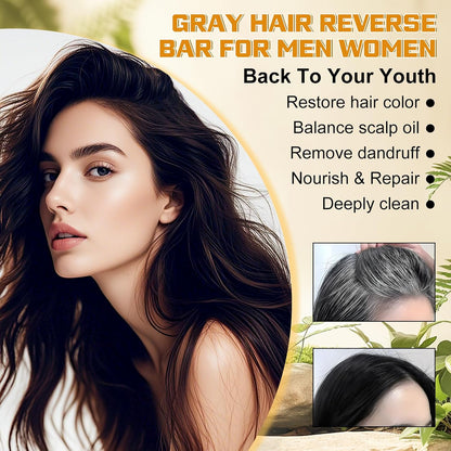 Black Hair Soap bar for Men and Women