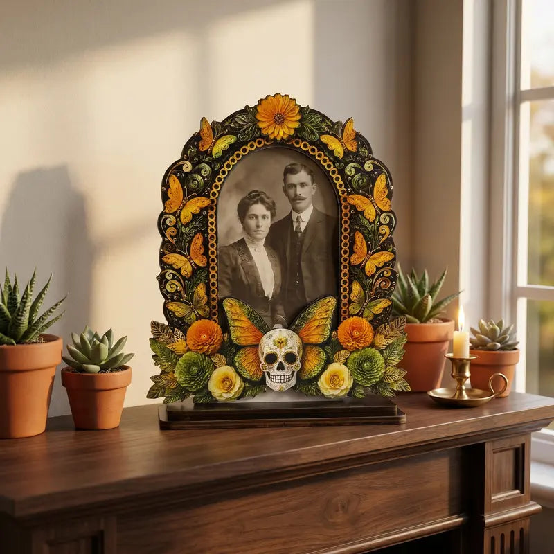 Day of the Dead Photo Display Ornament