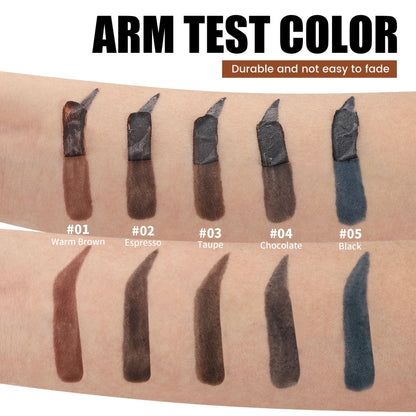 Five-color eyebrow cream with long-lasting dyeing