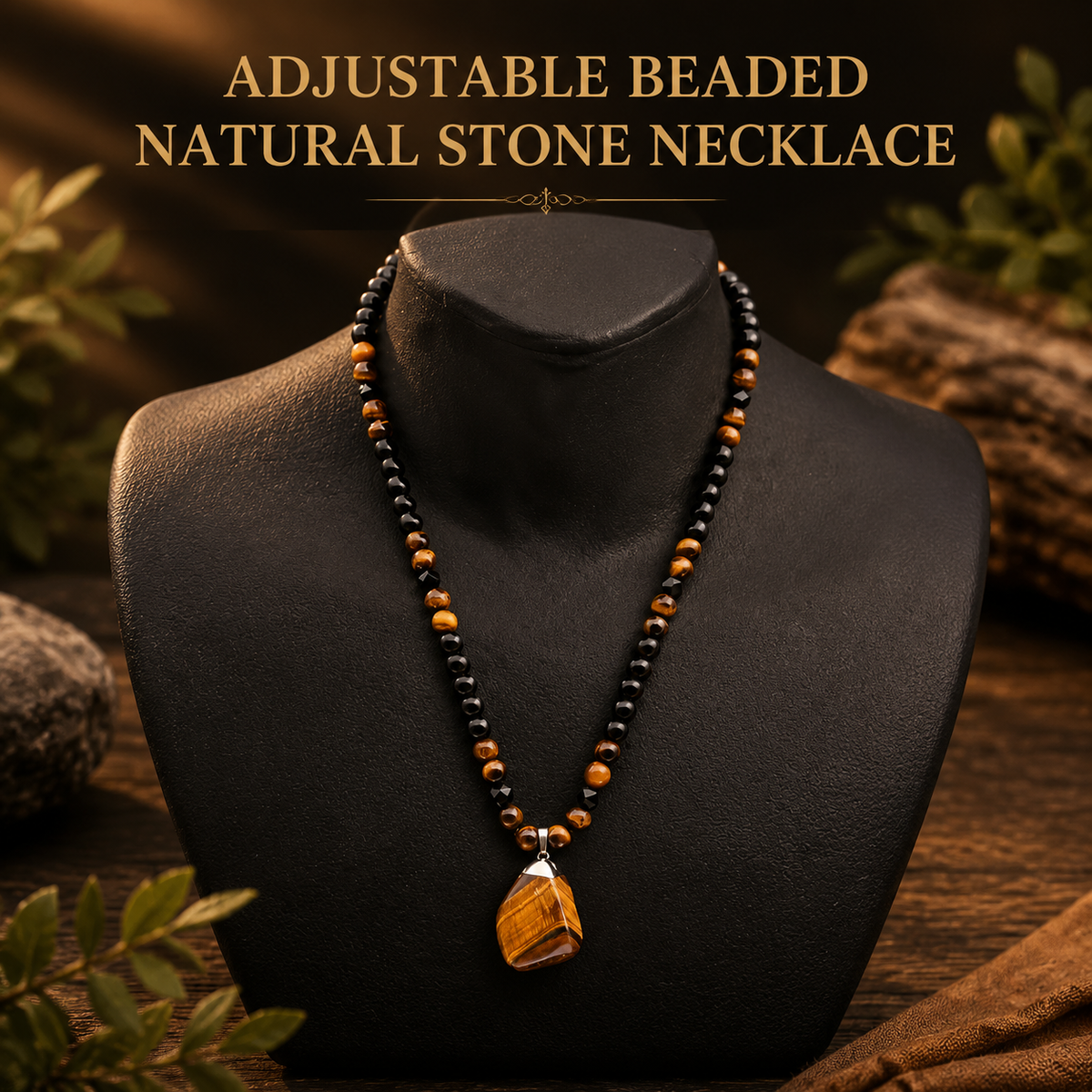 Black Obsidian Beaded Necklaces for Daily Wear & Gifting, Stylish Accessories