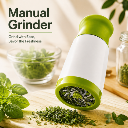 Manual grinder—effortlessly grind spices