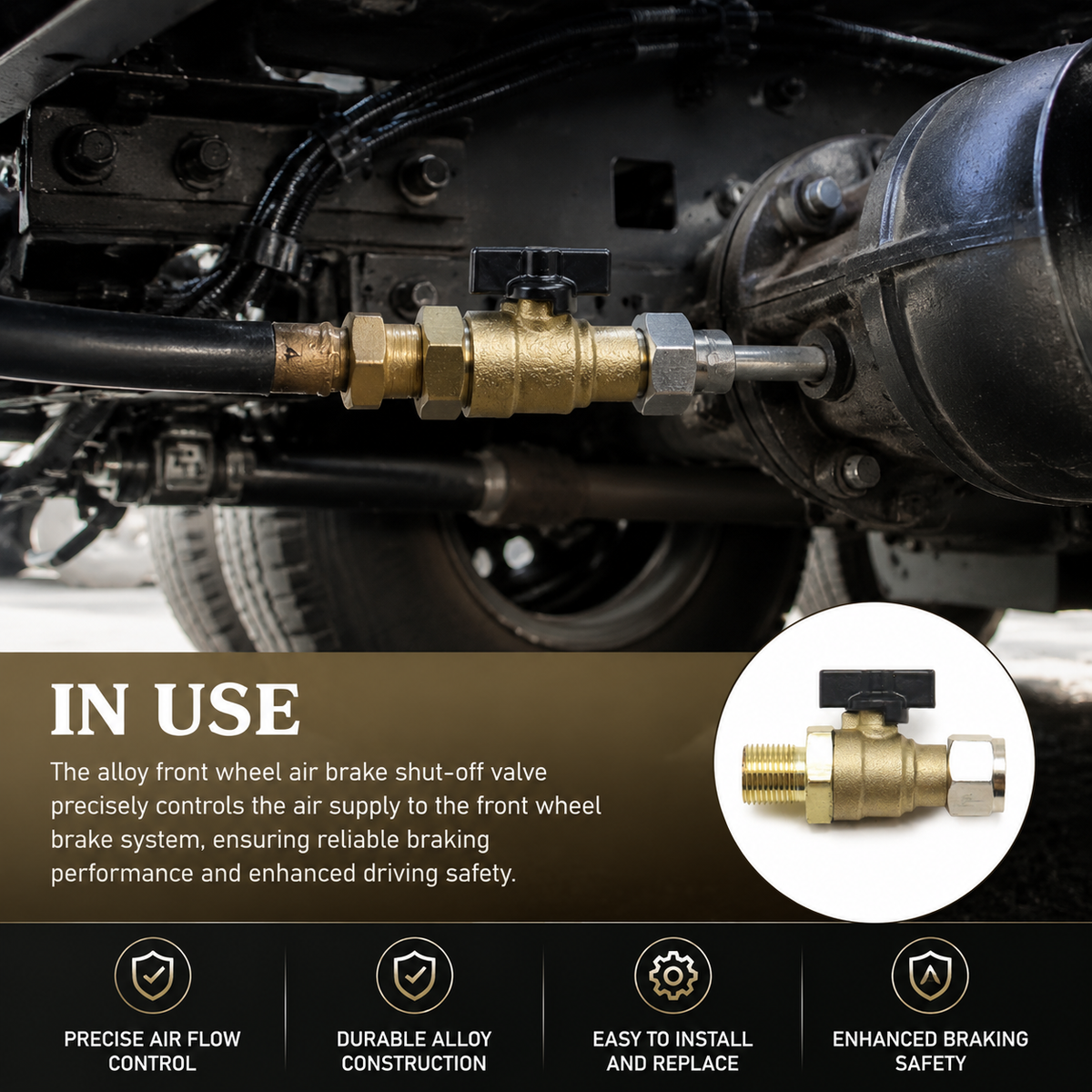 Truck Air Brake Shut Off Valve – Reliable Replacement for Safer Driving