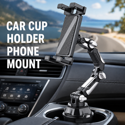 Universal Tablet & Smartphone Holder with Long Adjustable Arm