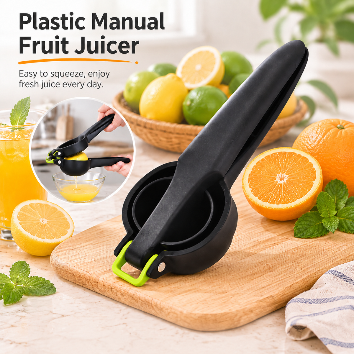 Manual Citrus Juice Squeezer