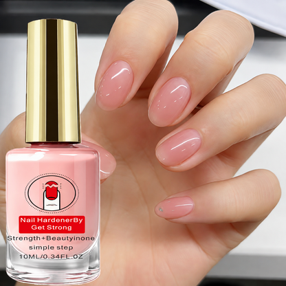 2PCS Natural Pink Nail Strengthener - 10 ml Nail Care Treatment