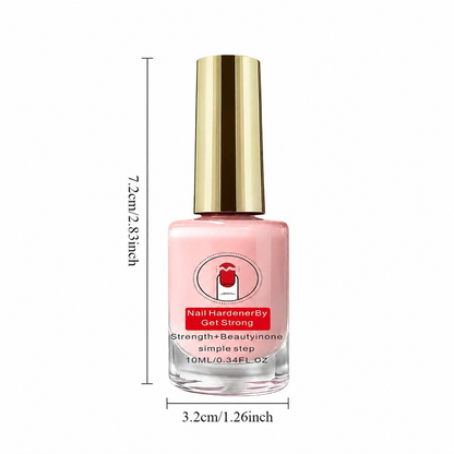 2PCS Natural Pink Nail Strengthener - 10 ml Nail Care Treatment