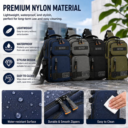 Men’s Tactical Chest Bag – Large Capacity with Multiple Pockets