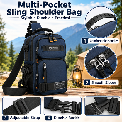 Men’s Tactical Chest Bag – Large Capacity with Multiple Pockets