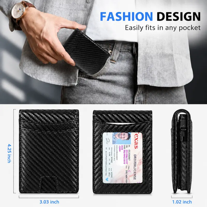 Stylish RFID Popup Card Wallet for Men